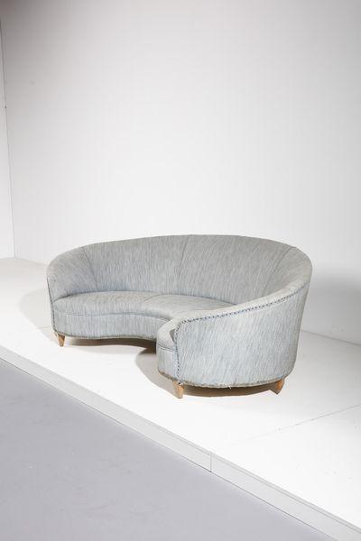 MUNARI FEDERICO : Divano curvo  - Asta Asta 378 | DESIGN E ARTI DECORATIVE DEL NOVECENTO - DESIGN Online - Associazione Nazionale - Case d'Asta italiane
