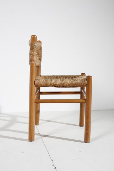 PERRIAND CHARLOTTE  (1903 - 1999) : nello stile di. Quattro sedie  - Asta Asta 378 | DESIGN E ARTI DECORATIVE DEL NOVECENTO - DESIGN Online - Associazione Nazionale - Case d'Asta italiane