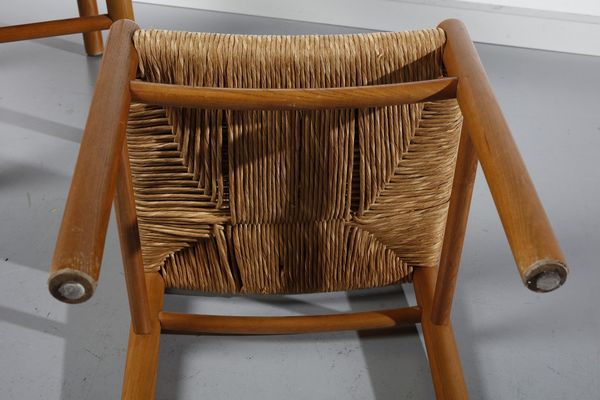 PERRIAND CHARLOTTE  (1903 - 1999) : nello stile di. Quattro sedie  - Asta Asta 378 | DESIGN E ARTI DECORATIVE DEL NOVECENTO - DESIGN Online - Associazione Nazionale - Case d'Asta italiane