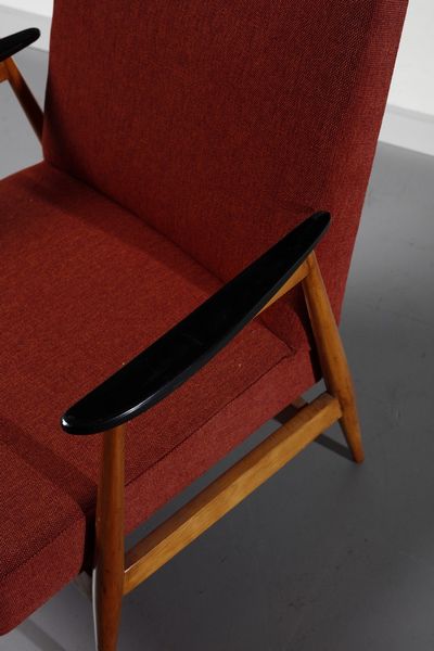 MANIFATTURA ITALIANA : Coppia di poltrone  - Asta Asta 378 | DESIGN E ARTI DECORATIVE DEL NOVECENTO - DESIGN Online - Associazione Nazionale - Case d'Asta italiane