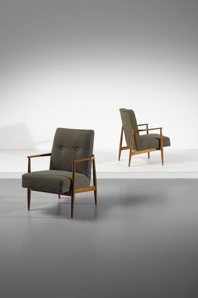 MANIFATTURA ITALIANA : Coppia di poltrone  - Asta Asta 378 | DESIGN E ARTI DECORATIVE DEL NOVECENTO - DESIGN Online - Associazione Nazionale - Case d'Asta italiane