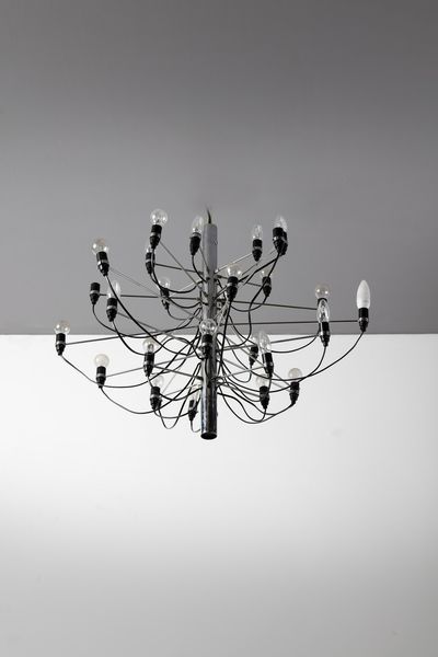 SARFATTI GINO (1912 - 1985) : Lampada a sospensione per Arteluce  - Asta Asta 378 | DESIGN E ARTI DECORATIVE DEL NOVECENTO - DESIGN Online - Associazione Nazionale - Case d'Asta italiane