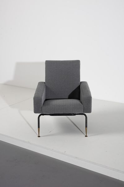 VAN RIJCK GEORGES : Poltrona reclinabile  - Asta Asta 378 | DESIGN E ARTI DECORATIVE DEL NOVECENTO - DESIGN Online - Associazione Nazionale - Case d'Asta italiane