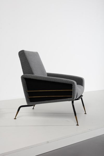 VAN RIJCK GEORGES : Poltrona reclinabile  - Asta Asta 378 | DESIGN E ARTI DECORATIVE DEL NOVECENTO - DESIGN Online - Associazione Nazionale - Case d'Asta italiane