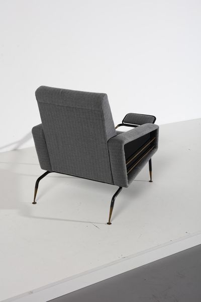 VAN RIJCK GEORGES : Poltrona reclinabile  - Asta Asta 378 | DESIGN E ARTI DECORATIVE DEL NOVECENTO - DESIGN Online - Associazione Nazionale - Case d'Asta italiane