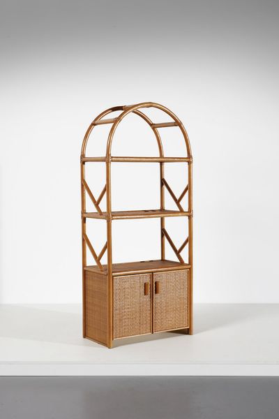 MANIFATTURA ITALIANA : Libreria  - Asta Asta 378 | DESIGN E ARTI DECORATIVE DEL NOVECENTO - DESIGN Online - Associazione Nazionale - Case d'Asta italiane