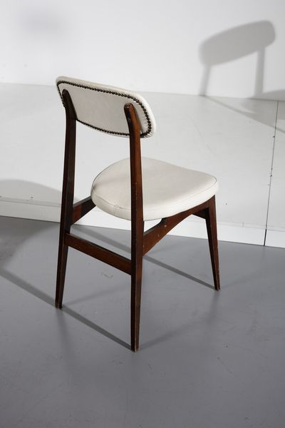 HALAS RAJMUND TEOFIL (1925 - 2008) : attribuito. Sei sedie per Paczkow  - Asta Asta 378 | DESIGN E ARTI DECORATIVE DEL NOVECENTO - DESIGN Online - Associazione Nazionale - Case d'Asta italiane