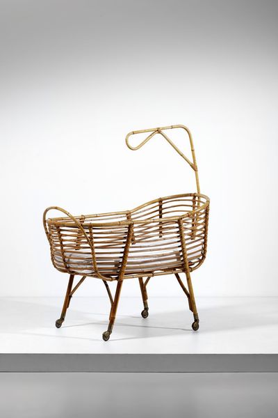 MANIFATTURA ITALIANA : Culla  - Asta Asta 378 | DESIGN E ARTI DECORATIVE DEL NOVECENTO - DESIGN Online - Associazione Nazionale - Case d'Asta italiane