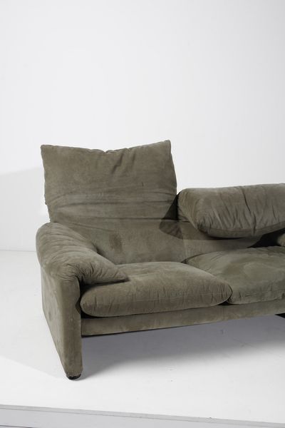 MAGISTRETTI VICO (1920 - 2006) : Divano Maralunga per Cassina  - Asta Asta 378 | DESIGN E ARTI DECORATIVE DEL NOVECENTO - DESIGN Online - Associazione Nazionale - Case d'Asta italiane