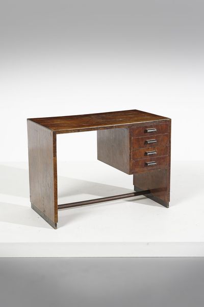 PONTI GIO (1891 - 1979) : attribuito. Piccola scrivania  - Asta Asta 378 | DESIGN E ARTI DECORATIVE DEL NOVECENTO - DESIGN Online - Associazione Nazionale - Case d'Asta italiane