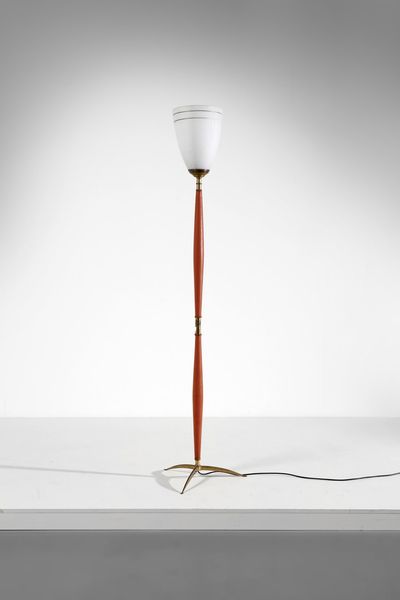 MANIFATTURA ITALIANA : Lampada da terra  - Asta Asta 378 | DESIGN E ARTI DECORATIVE DEL NOVECENTO - DESIGN Online - Associazione Nazionale - Case d'Asta italiane