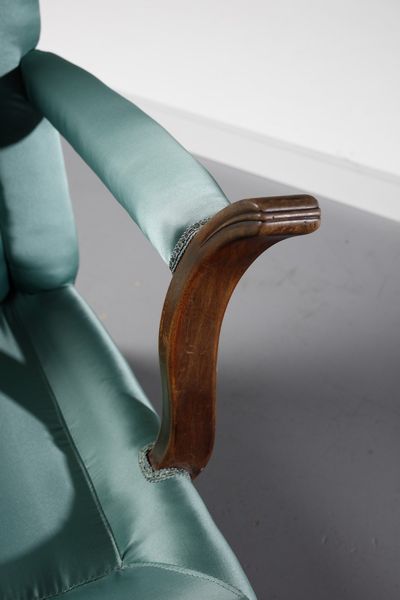 LABO' MARIO (1884 - 1961) : attribuito. Coppia di poltrone  - Asta Asta 378 | DESIGN E ARTI DECORATIVE DEL NOVECENTO - DESIGN Online - Associazione Nazionale - Case d'Asta italiane