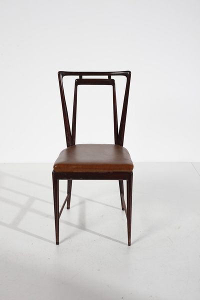 CAVATORTA SILVIO : Sei sedie  - Asta Asta 378 | DESIGN E ARTI DECORATIVE DEL NOVECENTO - DESIGN Online - Associazione Nazionale - Case d'Asta italiane