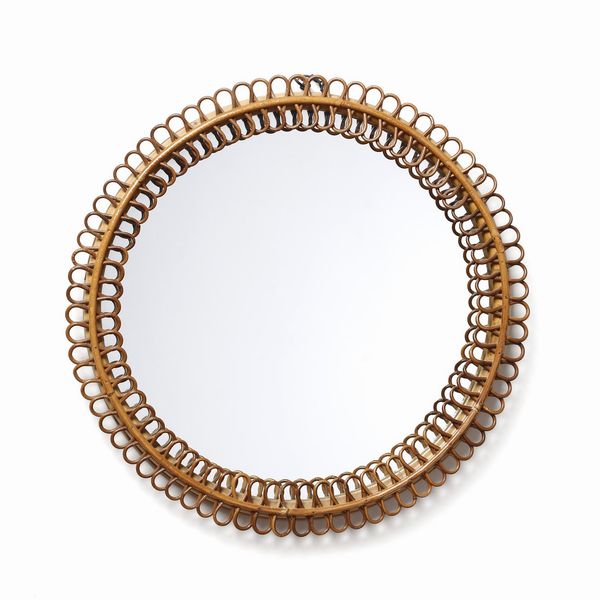 MANIFATTURA ITALIANA : Specchio  - Asta Asta 378 | DESIGN E ARTI DECORATIVE DEL NOVECENTO - DESIGN Online - Associazione Nazionale - Case d'Asta italiane