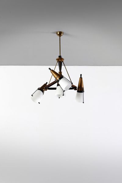 STILNOVO : Lampada a sospensione  - Asta Asta 378 | DESIGN E ARTI DECORATIVE DEL NOVECENTO - DESIGN Online - Associazione Nazionale - Case d'Asta italiane