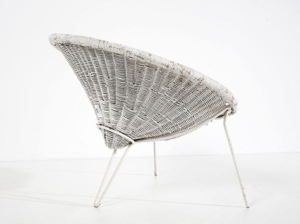 MANIFATTURA ITALIANA : Coppia di poltroncine da esterno  - Asta Asta 378 | DESIGN E ARTI DECORATIVE DEL NOVECENTO - DESIGN Online - Associazione Nazionale - Case d'Asta italiane