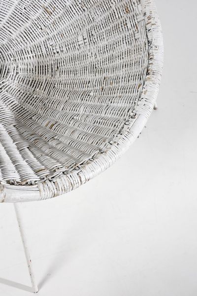 MANIFATTURA ITALIANA : Coppia di poltroncine da esterno  - Asta Asta 378 | DESIGN E ARTI DECORATIVE DEL NOVECENTO - DESIGN Online - Associazione Nazionale - Case d'Asta italiane