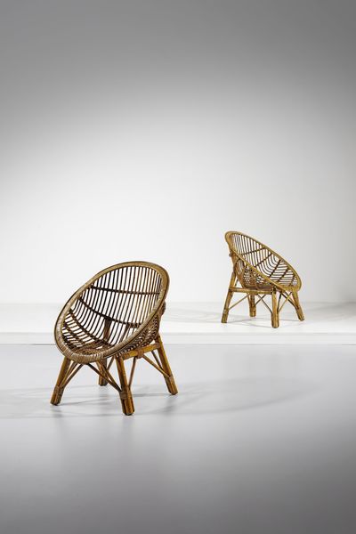 MANIFATTURA ITALIANA : Coppia di sedie  - Asta Asta 378 | DESIGN E ARTI DECORATIVE DEL NOVECENTO - DESIGN Online - Associazione Nazionale - Case d'Asta italiane