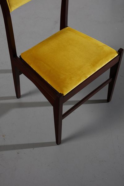 MANIFATTURA ITALIANA : Sei sedie  - Asta Asta 378 | DESIGN E ARTI DECORATIVE DEL NOVECENTO - DESIGN Online - Associazione Nazionale - Case d'Asta italiane