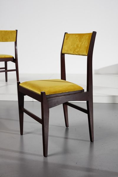 MANIFATTURA ITALIANA : Sei sedie  - Asta Asta 378 | DESIGN E ARTI DECORATIVE DEL NOVECENTO - DESIGN Online - Associazione Nazionale - Case d'Asta italiane