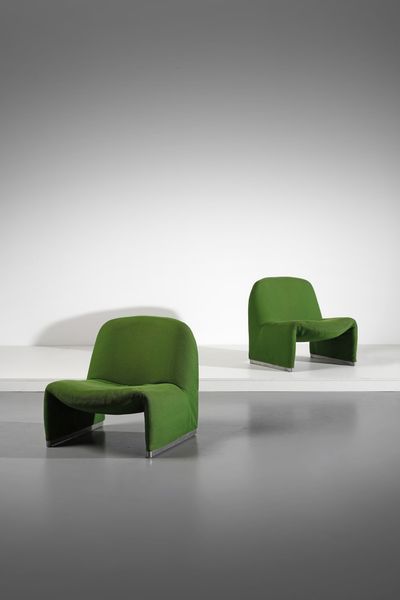 PIRETTI GIANCARLO (n. 1940) : Coppia di poltrone Alky per Anonima Castelli  - Asta Asta 378 | DESIGN E ARTI DECORATIVE DEL NOVECENTO - DESIGN Online - Associazione Nazionale - Case d'Asta italiane