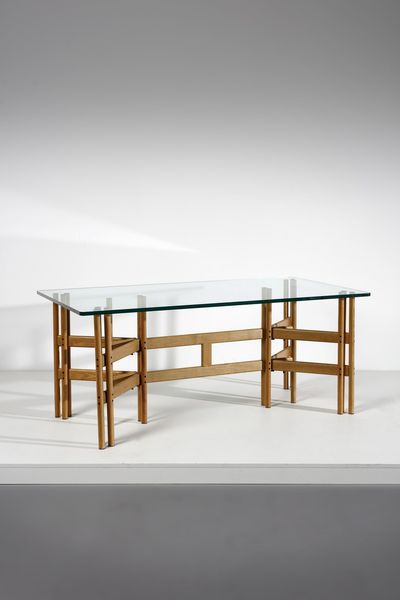 GIAMPIERO VITELLI & TITINA AMMANNATI : Tavolo collezione TA.LE.SE. per Misura Emme  - Asta Asta 378 | DESIGN E ARTI DECORATIVE DEL NOVECENTO - DESIGN Online - Associazione Nazionale - Case d'Asta italiane