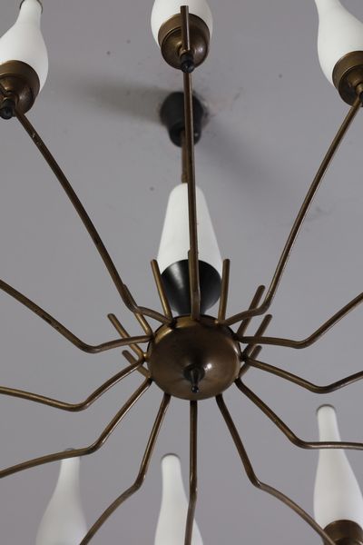 MANIFATTURA ITALIANA : Lampada a sospensione  - Asta Asta 378 | DESIGN E ARTI DECORATIVE DEL NOVECENTO - DESIGN Online - Associazione Nazionale - Case d'Asta italiane