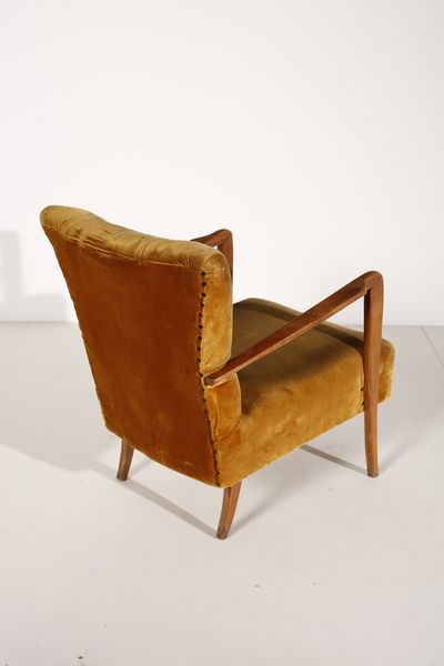 MANIFATTURA ITALIANA : Coppia di poltrone  - Asta Asta 378 | DESIGN E ARTI DECORATIVE DEL NOVECENTO - DESIGN Online - Associazione Nazionale - Case d'Asta italiane