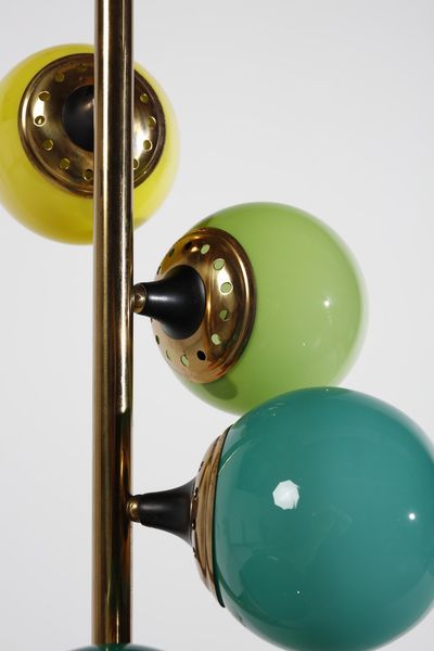 STILNOVO : attribuito. Lampada da terra  - Asta Asta 378 | DESIGN E ARTI DECORATIVE DEL NOVECENTO - DESIGN Online - Associazione Nazionale - Case d'Asta italiane