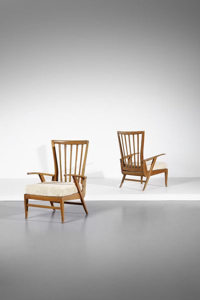 CAMEA : Coppia di poltrone  - Asta Asta 378 | DESIGN E ARTI DECORATIVE DEL NOVECENTO - DESIGN Online - Associazione Nazionale - Case d'Asta italiane