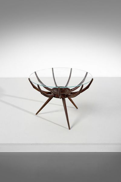 DE CARLI CARLO (1910 - 1999) : Tavolino da salotto Ragno  - Asta Asta 378 | DESIGN E ARTI DECORATIVE DEL NOVECENTO - DESIGN Online - Associazione Nazionale - Case d'Asta italiane