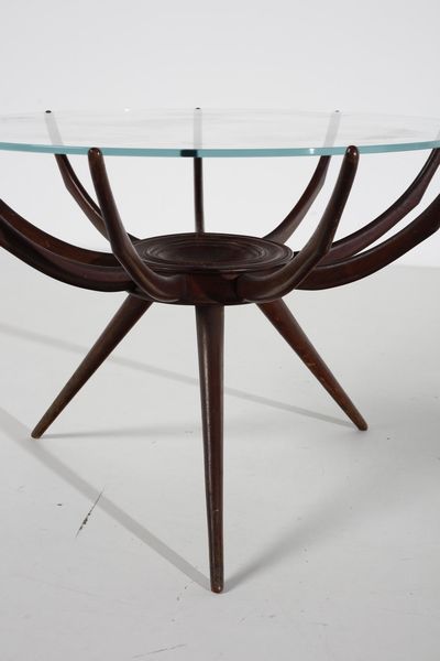 DE CARLI CARLO (1910 - 1999) : Tavolino da salotto Ragno  - Asta Asta 378 | DESIGN E ARTI DECORATIVE DEL NOVECENTO - DESIGN Online - Associazione Nazionale - Case d'Asta italiane