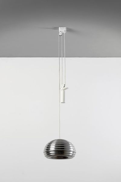 CASTIGLIONI ACHILLE (1918 -2002) & PIERGIACOMO (1913 - 1968) : Lampada a sospensione Splgen Br�u per Flos  - Asta Asta 378 | DESIGN E ARTI DECORATIVE DEL NOVECENTO - DESIGN Online - Associazione Nazionale - Case d'Asta italiane