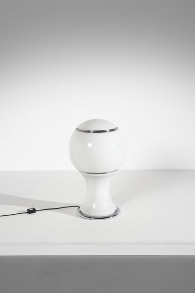 CELADA GIANNI (n. 1935) : Lampada da terra Mongolfiera per Fontana Arte  - Asta Asta 378 | DESIGN E ARTI DECORATIVE DEL NOVECENTO - DESIGN Online - Associazione Nazionale - Case d'Asta italiane