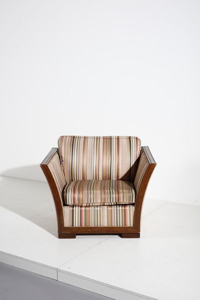 MANIFATTURA ITALIANA : Coppia di poltrone  - Asta Asta 378 | DESIGN E ARTI DECORATIVE DEL NOVECENTO - DESIGN Online - Associazione Nazionale - Case d'Asta italiane