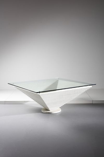 MANIFATTURA ITALIANA : Grande tavolo  - Asta Asta 378 | DESIGN E ARTI DECORATIVE DEL NOVECENTO - DESIGN Online - Associazione Nazionale - Case d'Asta italiane