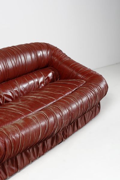 DE PAS , D'URBINO e LOMAZZI : Divano per Dall'Oca  - Asta Asta 378 | DESIGN E ARTI DECORATIVE DEL NOVECENTO - DESIGN Online - Associazione Nazionale - Case d'Asta italiane