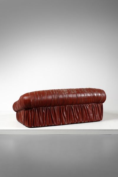 DE PAS , D'URBINO e LOMAZZI : Divano per Dall'Oca  - Asta Asta 378 | DESIGN E ARTI DECORATIVE DEL NOVECENTO - DESIGN Online - Associazione Nazionale - Case d'Asta italiane