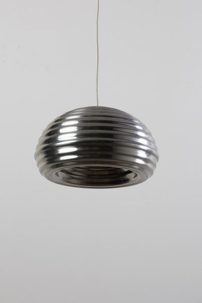 CASTIGLIONI ACHILLE (1918 -2002) & PIERGIACOMO (1913 - 1968) : Lampada a sospensione Splgen Br�u per Flos  - Asta Asta 378 | DESIGN E ARTI DECORATIVE DEL NOVECENTO - DESIGN Online - Associazione Nazionale - Case d'Asta italiane