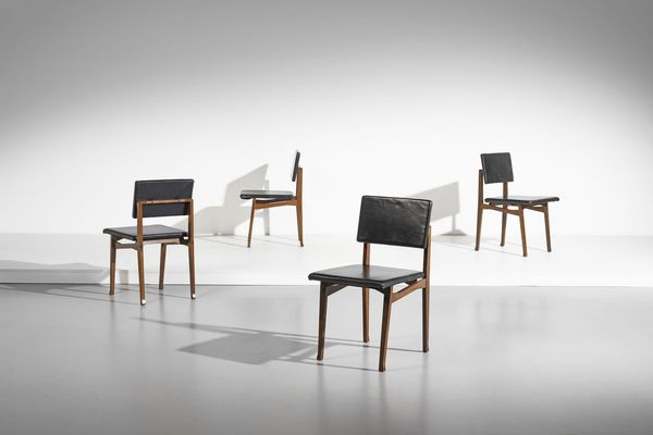 ALBINI FRANCO (1905 - 1977) : Quattro sedie Luisella per Poggi  - Asta Asta 378 | DESIGN E ARTI DECORATIVE DEL NOVECENTO - DESIGN Online - Associazione Nazionale - Case d'Asta italiane
