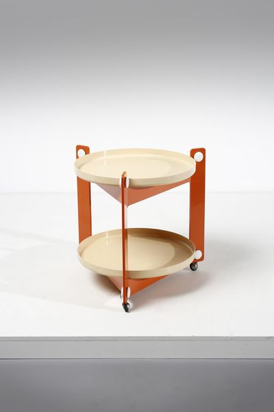 MASSONI LUIGI  (n. 1930) : Carrello per Harvey Guzzini  - Asta Asta 378 | DESIGN E ARTI DECORATIVE DEL NOVECENTO - DESIGN Online - Associazione Nazionale - Case d'Asta italiane