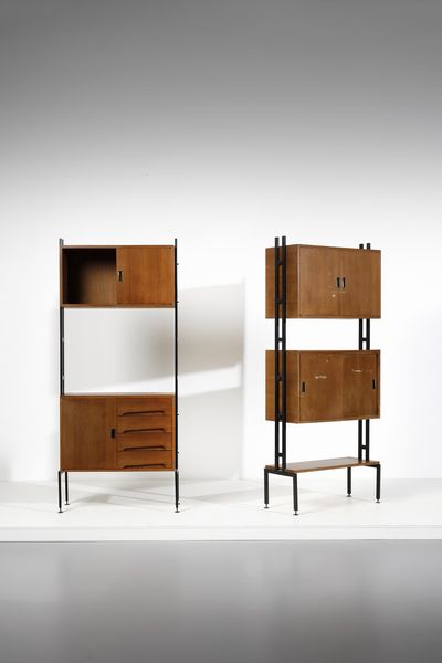 DASSI MOBILI MODERNI : Coppia di librerie  - Asta Asta 378 | DESIGN E ARTI DECORATIVE DEL NOVECENTO - DESIGN Online - Associazione Nazionale - Case d'Asta italiane