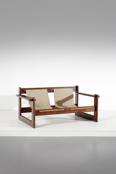 MANIFATTURA BRASILIANA : Divano  - Asta Asta 378 | DESIGN E ARTI DECORATIVE DEL NOVECENTO - DESIGN Online - Associazione Nazionale - Case d'Asta italiane