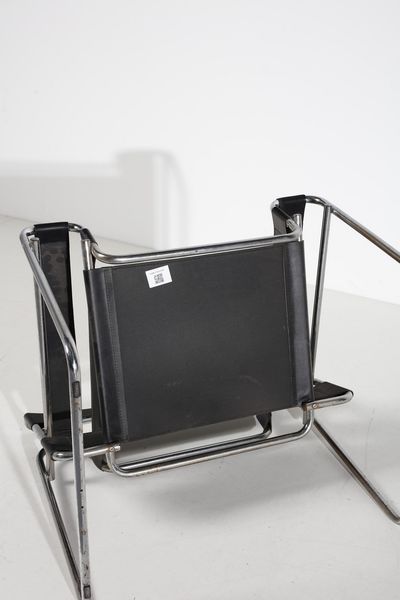 BREUER MARCEL LAJOS (1902 - 1981) : nello stile di. Coppia di poltrone Wassily  - Asta Asta 378 | DESIGN E ARTI DECORATIVE DEL NOVECENTO - DESIGN Online - Associazione Nazionale - Case d'Asta italiane