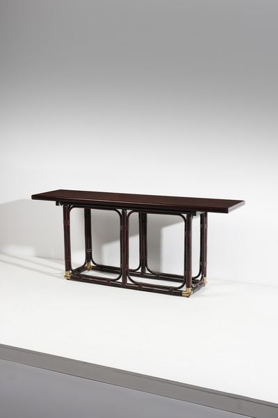 MCGUIRE LYDA LEVI : Consolle tavolo  - Asta Asta 378 | DESIGN E ARTI DECORATIVE DEL NOVECENTO - DESIGN Online - Associazione Nazionale - Case d'Asta italiane