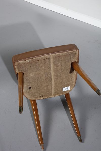 MANIFATTURA ITALIANA : Sei sedie  - Asta Asta 378 | DESIGN E ARTI DECORATIVE DEL NOVECENTO - DESIGN Online - Associazione Nazionale - Case d'Asta italiane