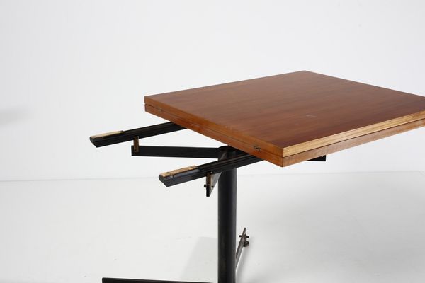 GARDELLA IGNAZIO (1905 - 1999) : Tavolo da pranzo allungabile  - Asta Asta 378 | DESIGN E ARTI DECORATIVE DEL NOVECENTO - DESIGN Online - Associazione Nazionale - Case d'Asta italiane
