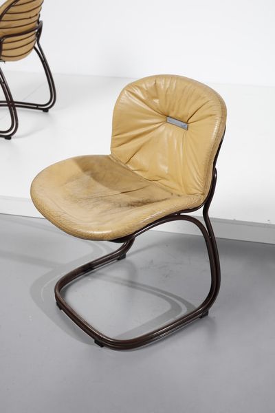 RINALDI GASTONE (1920 - 2006) : Quattro sedie Sabrina per Rima  - Asta Asta 378 | DESIGN E ARTI DECORATIVE DEL NOVECENTO - DESIGN Online - Associazione Nazionale - Case d'Asta italiane