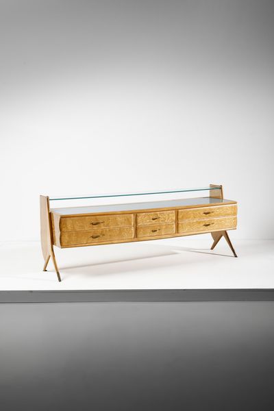 MANIFATTURA BRIANZOLA : Credenza  - Asta Asta 378 | DESIGN E ARTI DECORATIVE DEL NOVECENTO - DESIGN Online - Associazione Nazionale - Case d'Asta italiane