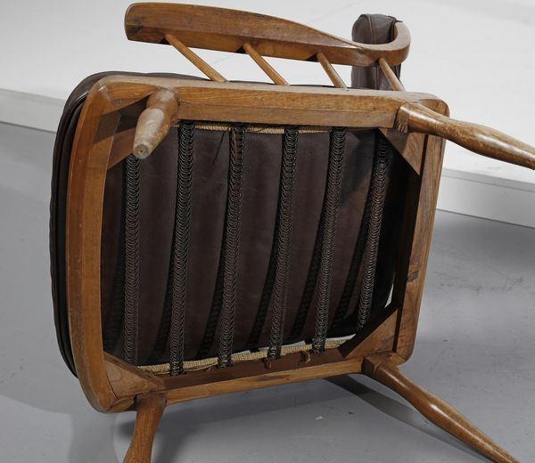 SCHUSTER FRANZ (1892 - 1972) : attribuito. Coppia di poltrone  - Asta Asta 378 | DESIGN E ARTI DECORATIVE DEL NOVECENTO - DESIGN Online - Associazione Nazionale - Case d'Asta italiane